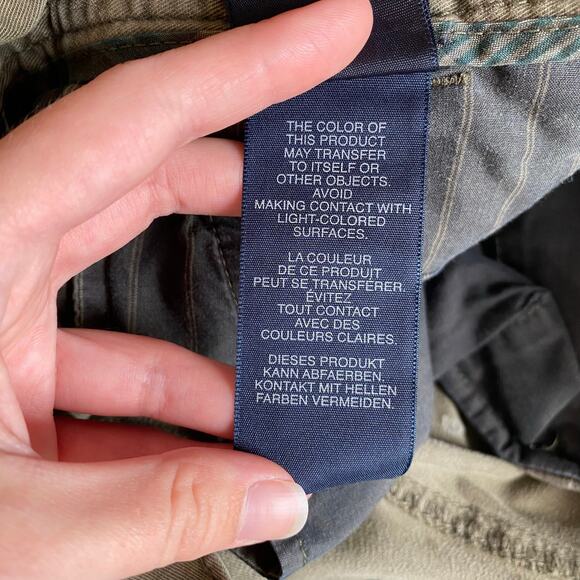 Tommy Hilfiger Cargo Pants Men 30x32 Green‎ Utility Workwear Military Pockets - Picture 16 of 16